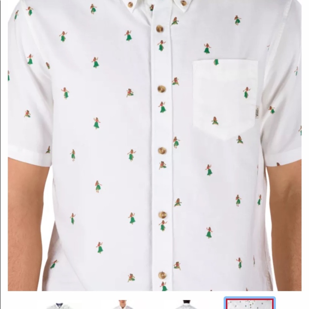 Vans House SS short sleeve button down shirt! Brand new!